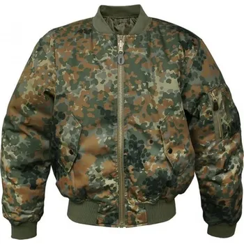 Pánský bomber Bunda US MA1 bomber FLECKTARN XL FLECKTARN - německé maskovaní