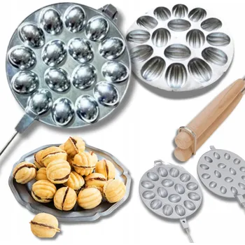 Nádoba na pečení Toustovač na pečení cookies/ořechů Forma na pečení ořechů, pánev velká