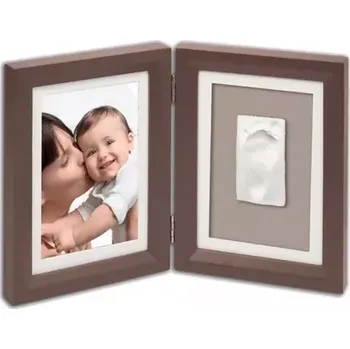 Fotorámeček BABY ART Dřevěný rámeček pro otisk My Baby Touch Simple Brown (34120185BA)