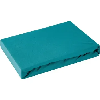Prostěradlo Prostěradlo s gumou jersey 180x200x30 tyrkysové