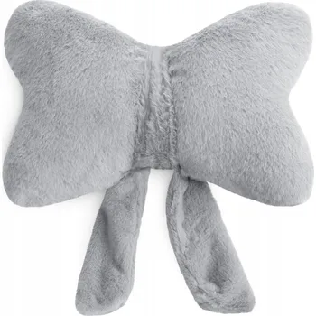 Polštář Polštář JARO 37x30 Eurofirany světle šedá ušatá mašle