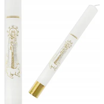 Svíčka Tradiční parafínová svíčka bez vůně Quo Vadis 1 ks