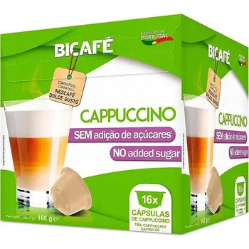 Kapsle na Káva Dolce Gusto Bicafe CAPPUCCINO bez cukru 16 ks