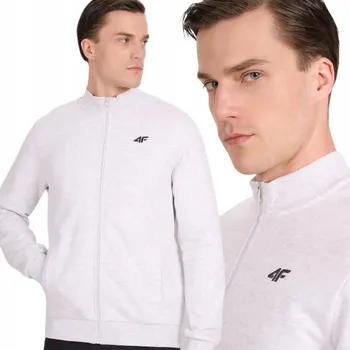 Pánská mikina PÁNSKÁ MIKINA BASEBALLOVÁ MIKINA BOMBER 4F XXL TSWSM1463 AW24