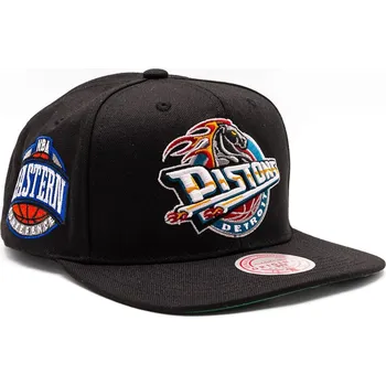 Kšiltovka Kšiltovka Mitchell & Ness NBA Conference Patch Snapback Hwc Detroit Pistons Black