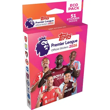 Hračka Topps Eco pack samolepek PREMIER LEAGUE 2026