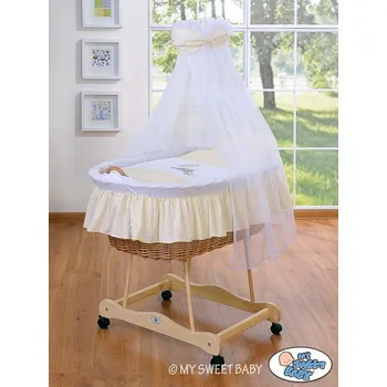 Dětsný nábytek Koš na miminko s nebesy My Sweet Baby - DOBROU NOC > varianta 99690e-813 2026