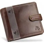 Visconti peněženka z pravé hovězí kůže hnědá - muž