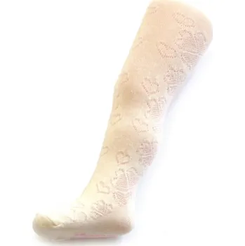 Kojenecké oblečení Dětské žakárové punčocháče New Baby béžové 128 (7-8 rokov)