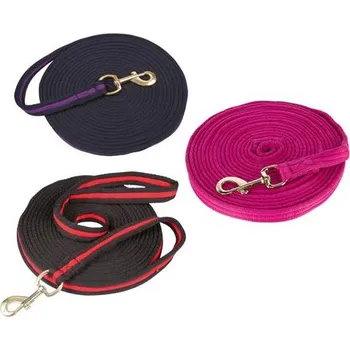 Měkká lonž Covalliero, 8 m - růžová