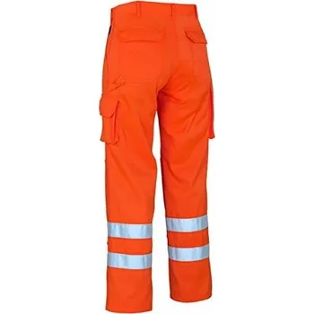 Pracovní obuv PRACOVNÍ VÝSTRAŽNÉ KALHOTY oranžové reflexní 82 58 2XL MASCOT IOWA