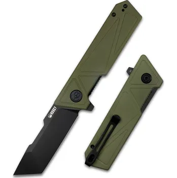 kapesní nůž KUBEY Avenger Outdoor EDC Skládací kapesní nůž Zelená G10 rukojeť KU104F