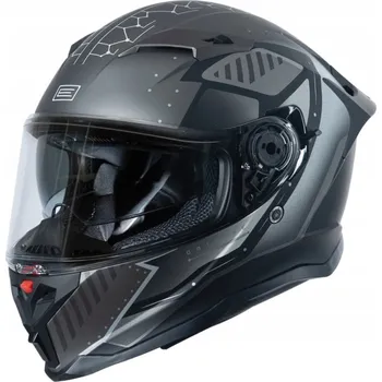 Helma na motorku MOTOCYKLOVÁ PŘILBA ORIGINE FORCE BUNKER MATNÁ ŠEDO-ČERNÁ M 57-58CM HOMOLOGACE