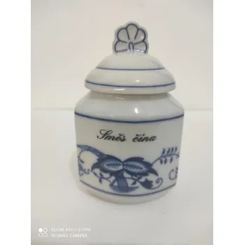 Dóza na potraviny Cibulák Dózička na koření 0,20l Směs čína Originál Český porcelán Dubí