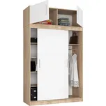 Skříň Akord S150 s nástavcem 150 x 245 x 60 cm dub sonoma