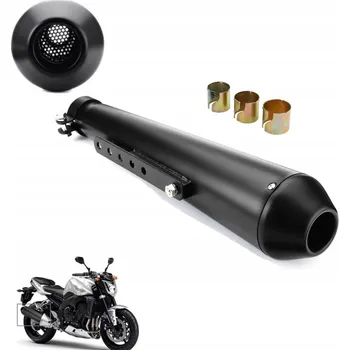 Výfuk pro motocykl Univerzální tlumič výfuku motocyklu typu slip-on pro výfukové trubky