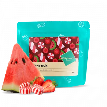 Káva Výberová káva Kolumbie PINK FRUIT 200g od Fiftybeans