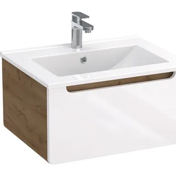 Koupelnový nábytek BPS-koupelny Koupelnová skříňka s keramickým umyvadlem Lukrecia W 60-1Z