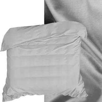 Prostěradlo Povlak na přikrývku hladký ocelový bavlna 180x200 cm