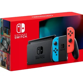 Herní konzole Nintendo Switch konzole Neon Red/Neon Blue - červená/modrá