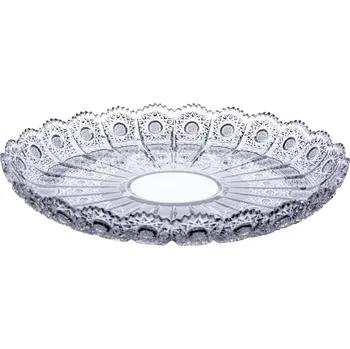 Bohemia Crystal Bohemia Crystal, podnos kulatý 66025/305mm - Český křišťál brus Klasik