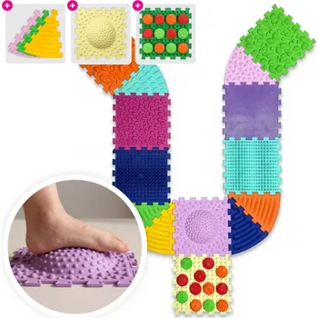 Hrací deka Masážní podložka Ortek Multi Mix 8 dílů + 6 sektorů