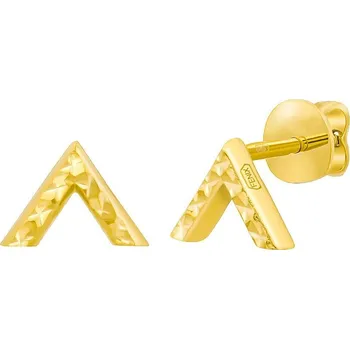 Šperk Zlaté náušnice pecky Rina ze žlutého zlata FNN33463EGY