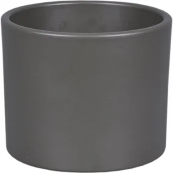 Obal na květináč Obal na květník ZEUS PALETE keramický matný d23x21cm, tmavě šedá