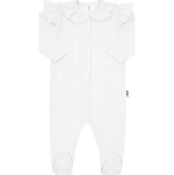 Kojenecký overall Kojenecký bavlněný overal New Baby Stripes bílý 68 (4-6m)