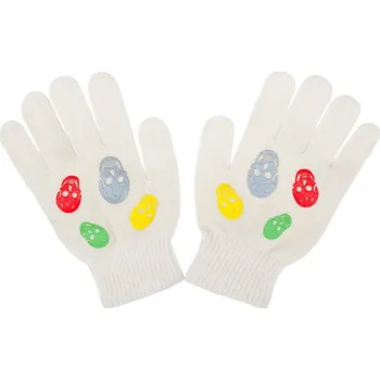 Rukavice Dětské zimní rukavičky New Baby Girl cappuccino 122 (6-7 rokov)