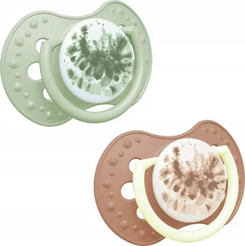 dudlíky Lovi Dudlík silikonový dynamický TIE DYE 0-3m 2 ks holka