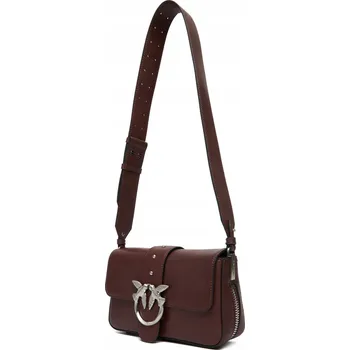 Kabelka Pinko kabelka z pravé kůže hnědá