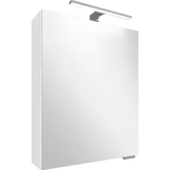 Koupelnový nábytek BPS-koupelny Zrcadlová skříňka závěsná s LED osvětlením Fabrice W 50 ZS P/L