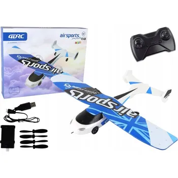 autíčko RC Letadlo 4D-G3, Světla, Bílé/Modré