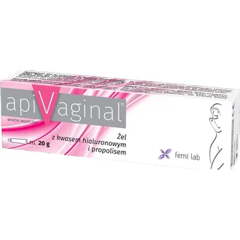 Intimní hygienický prostředek Apivaginal gel s kyselinou hyaluronovou a propolisem, 20 g