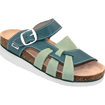 Dámská zdravotní obuv Dámské pantofle SANTÉ N/240 Velikost: 39, Barva: zelená