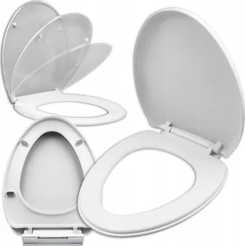 WC sedátko WC SEDÁTKO ZÁCHODOVÉ PRKÉNKO POMALU OPADACÍ SNÍMATELNÉ UNIVERZÁLNÍ