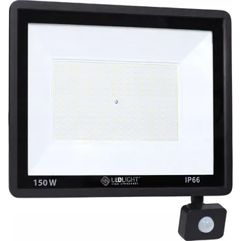 LED reflektor LEDlight 150W s pohybovým a soumrakovým senzorem IP66, studená bílá