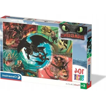 Puzzle Clementoni Puzzle 104 dílků Puzzle 10 4 díly Trenér draků