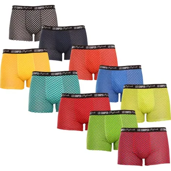 Boxerky 10PACK pánské boxerky Lee Cooper vícebarevné (LCUBOX10P0103-1769862) XL Možnost vrácení zboží ZDARMA do 120 dnů!