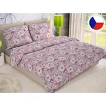 Povlečení krep KOMFORT Ester šedá 70x90, 140x200