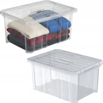 Úložný box Plast krabice DIKEL 16 l 20 x 30 x 40 cm