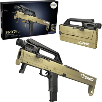 Dětská zbraň Puška – skládací, svítilna, 20 šípů a 20 nábojnic