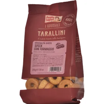 Puglia Sapori Tarallini - speck & sýr 200g