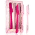 Makeup Revolution Dermaplaning Set odstraňovač chloupků z obličeje a krku 3 ks