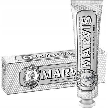 Dentální hygiena Bělící zubní pasta Marvis s mátovou příchutí 85 ml pro přirozené bělení, 3 kusy