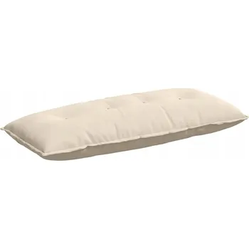 Polštář Polštář na záda Béžová 120 x 50 cm Mikrovlákno