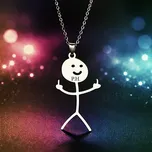 Přívěsek s řetízkem z chirurgické oceli Cheeky Boy