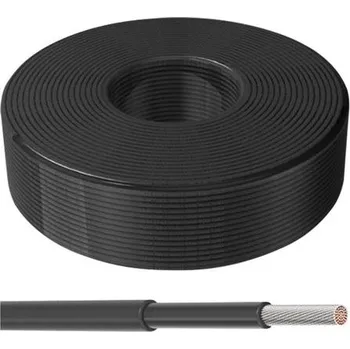Solární kabel 4mm2, 1500V, černý, 100m GETI GF-C01