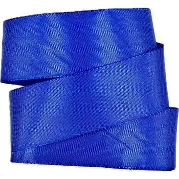 Stuha Stuha taftová Royal Blue sytě modrá 40mmx3m (8,-Kč/m) (Stuha taftová, barva modrá, oboustranná, tkaním zesílené okraje, skládaná, 3m za cenu 2m na plastové cívce!)